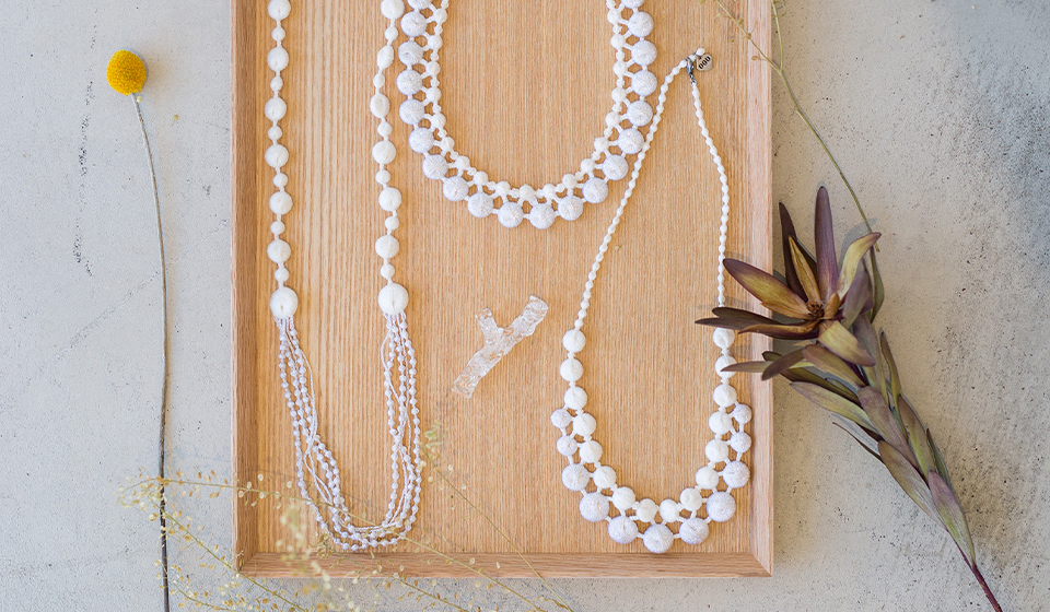 【中川政七商店 ルクアイーレ店】「000（トリプル・オゥ）刺繍のアクセサリー展」