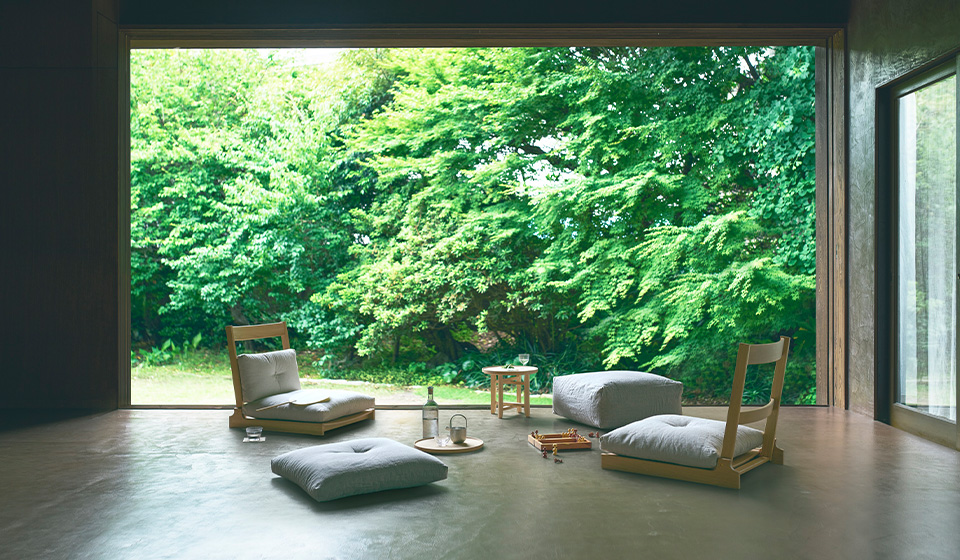 【中川政七商店　渋谷店、奈良本店、福岡天神店】「床座のくらし。」