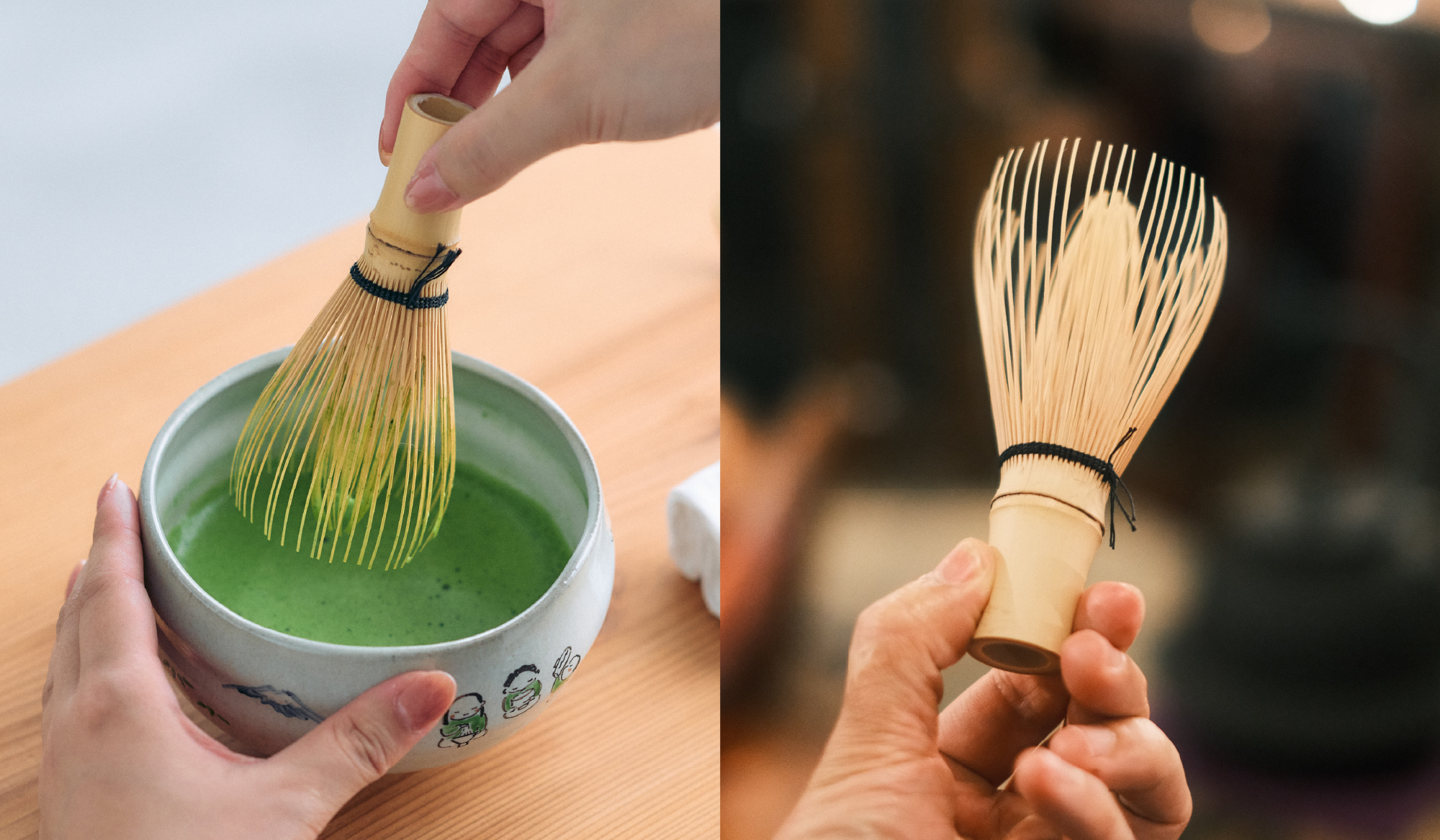 【中川政七商店 ニュウマン高輪店】開業記念「気軽にはじめる　抹茶の自点て体験」「自分の手で仕上げる　オリジナル茶筅づくり体験」
