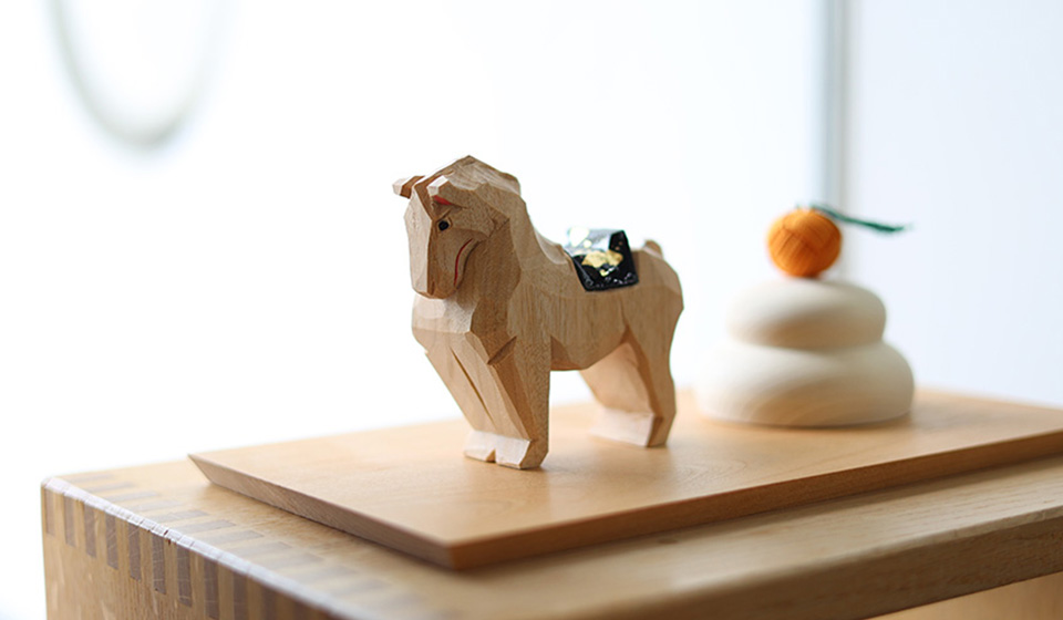 【中川政七商店 近鉄百貨店奈良店】奈良の一刀彫と迎えるお正月