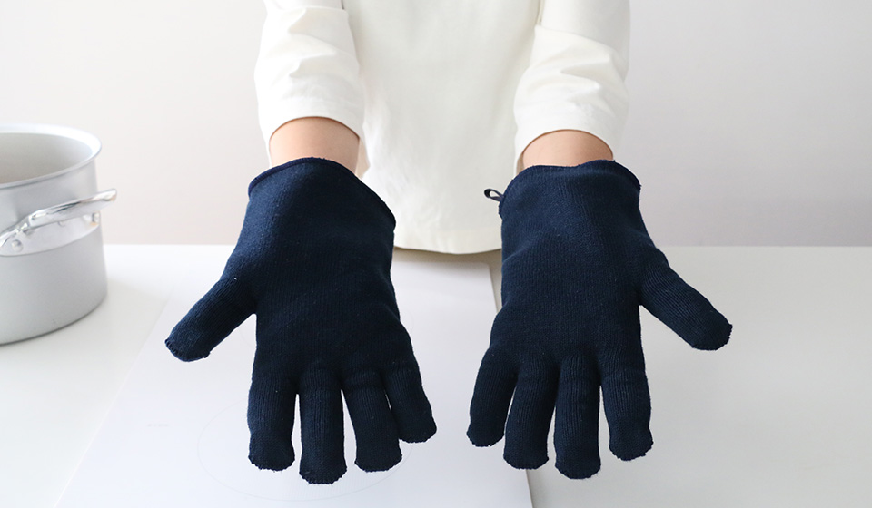 【わたしの好きなもの】二重軍手の鍋つかみ