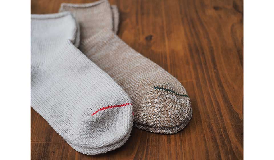 広陵町の靴下　くつしたのつま先かがり縫い教室　＠中川政七商店 近鉄百貨店奈良店