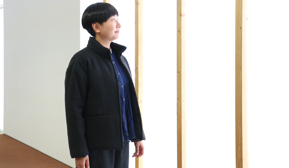 【わたしの好きなもの】麻ウールのあったか綿入れジャケット