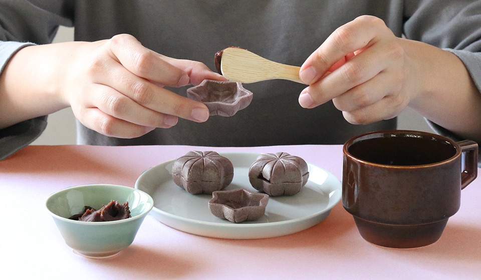 【わたしの好きなもの】麻の葉もなか　チョコ