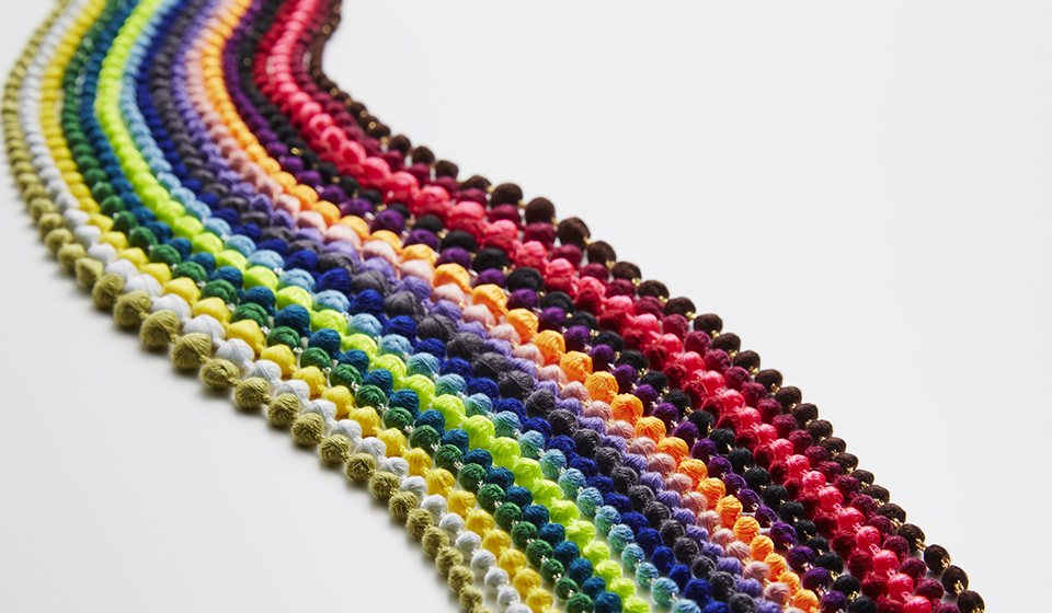 【中川政七商店 ラクエ四条烏丸店】000（ トリプル・オゥ） 刺繍のアクセサリー展