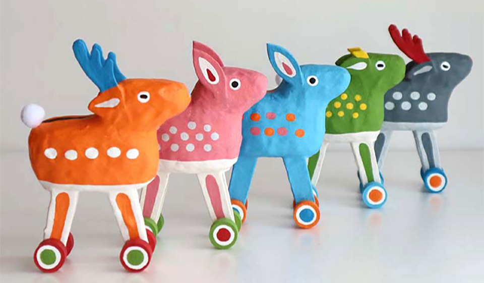 自分で絵付けするのも楽しい、新しい奈良土産「鹿コロコロ」