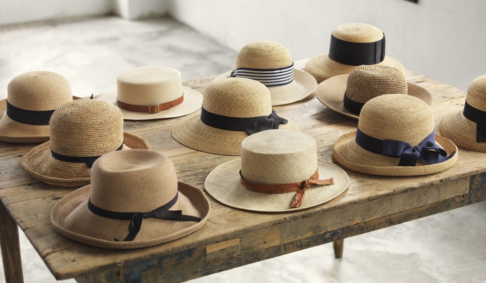 【中川政七商店 分店 服 グランスタ東京店】石田製帽の帽子展