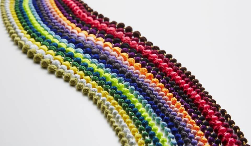 【中川政七商店 ラクエ四条烏丸店】0 0 0（ トリプル・オゥ） 刺繍のアクセサリー展