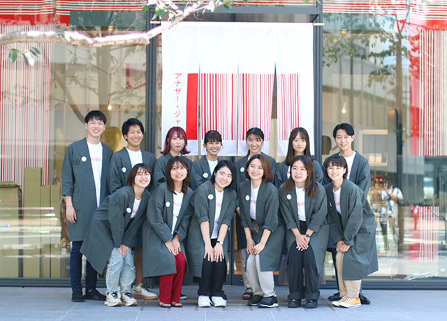 商品セレクトも、店舗づくりも、各地域出身18名の学生が手掛ける